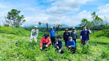 真庭ボランティアツアー　草原保全のお手伝い